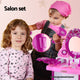 Keezi Kids Pretend Makeup Play Set Dressing Table Chair Girls Toys Children – view 5