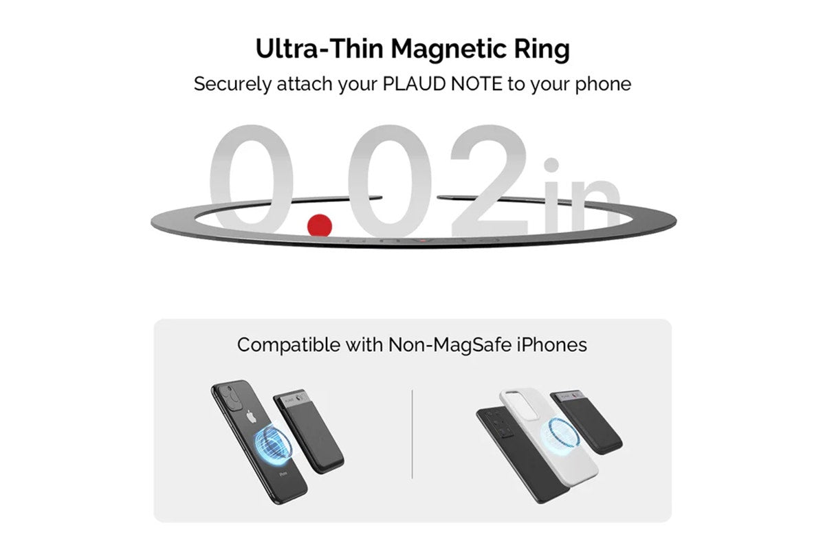 PLAUD NOTE AI Voice Recorder (Black)