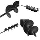GIANTZ Power Garden Auger Small Earth Planter 75 X 600MM Black – view 3