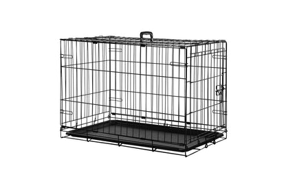 Pawever Pets Collapsible Metal Dog & Cat Playpen/Crate (Medium)