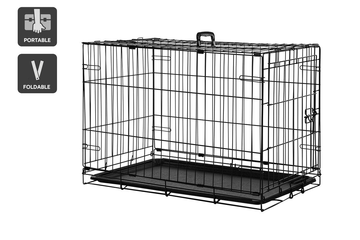 Pawever Pets Collapsible Metal Dog & Cat Playpen/Crate (Extra Large)