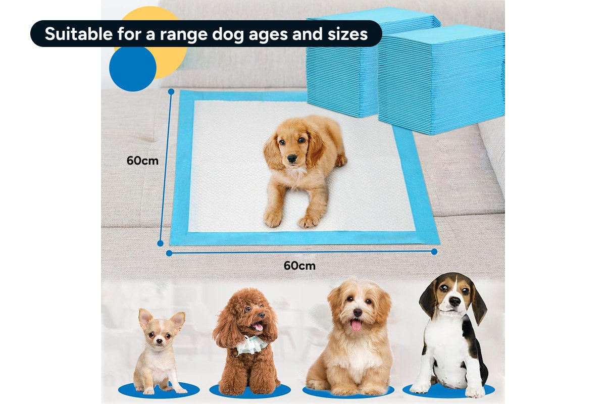 Pawever Pets Dog and Puppy Training Pads (100 Pack)