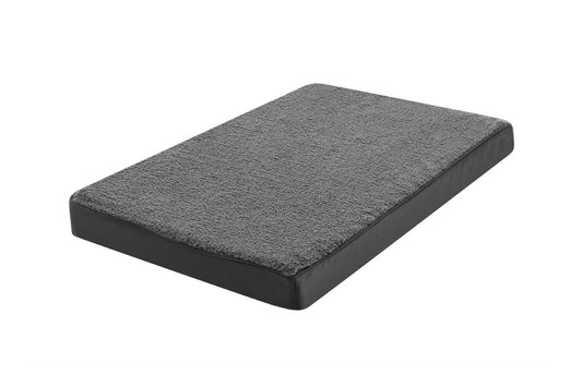 Pawever Pets Orthopedic Dog Bed with Waterproof and Washable Cover (Medium, Charcoal)