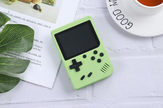 Retro Handheld Game Console with 500 Classic Games (Green)