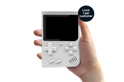 Retro Handheld Game Console with 500 Classic Games (White)