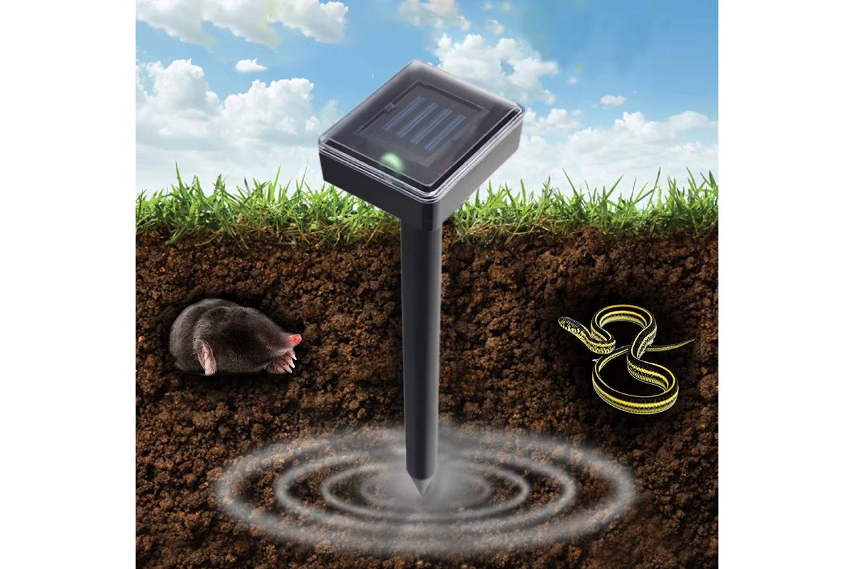 Pestill Solar-Powered Rodent and Snake Repeller (8 Pack)