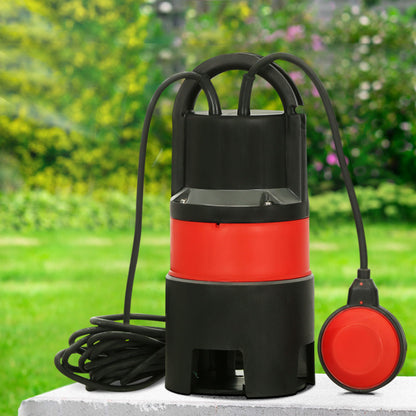Giantz 550W Submersible Pump for Dirty Water, 10500l/h, 35mm Solid Passage, 8m Depth