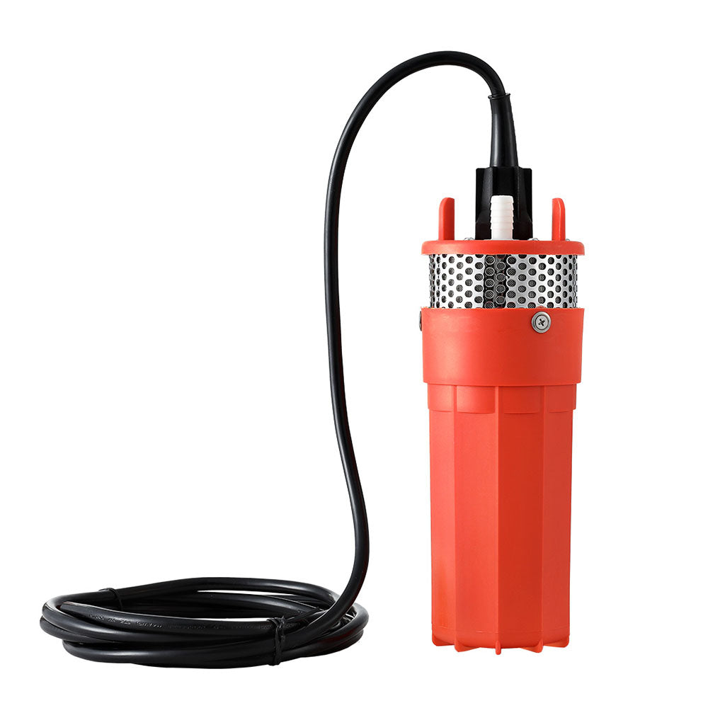 Giantz Submersible Solar Water Pump 24V 70M Head Stainless Steel Filter 1.6 GPM