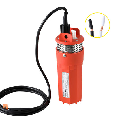 Giantz Submersible Solar Water Pump 24V 70M Head Stainless Steel Filter 1.6 GPM