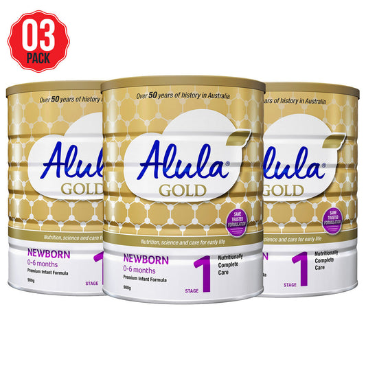 Alula Gold Dairy Infant Formula Stage 1 Multipack of 3 x 900g