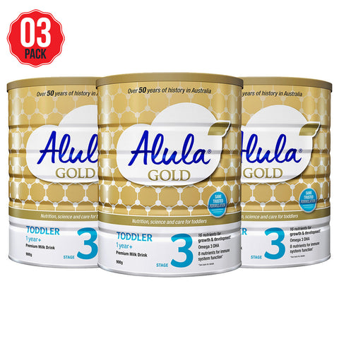 Alula Gold Stage 3 Infant Formula 3 x 900g - Auzzistore
