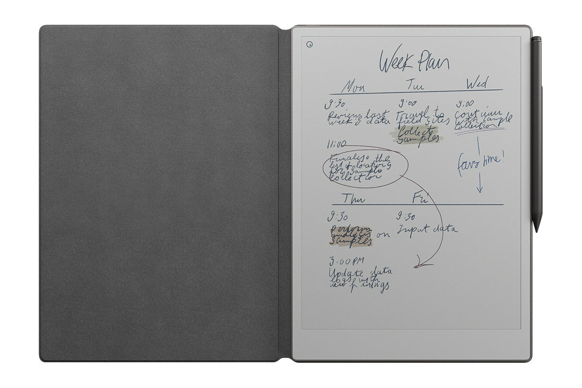 reMarkable Paper Pro 11.8" Paper Tablet with Marker Plus and Book Folio Pro Leather (Black)