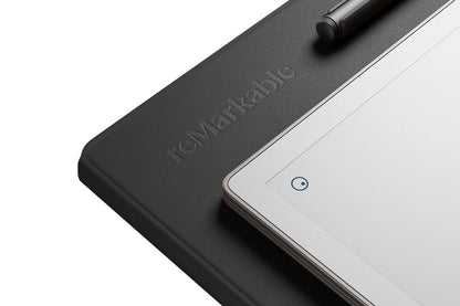 reMarkable Paper Pro 11.8" Paper Tablet with Marker Plus and Book Folio Pro Leather (Black)