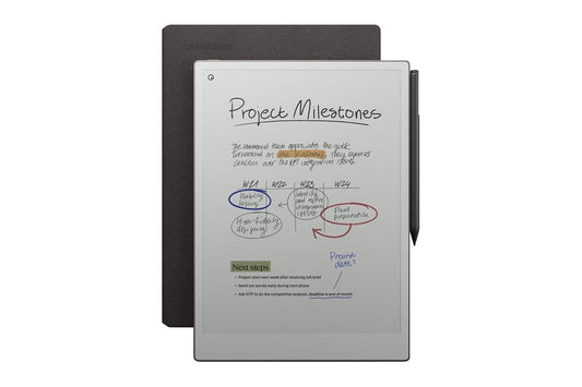reMarkable Paper Pro 11.8" Paper Tablet with Marker Plus and Book Folio Pro (Basalt)