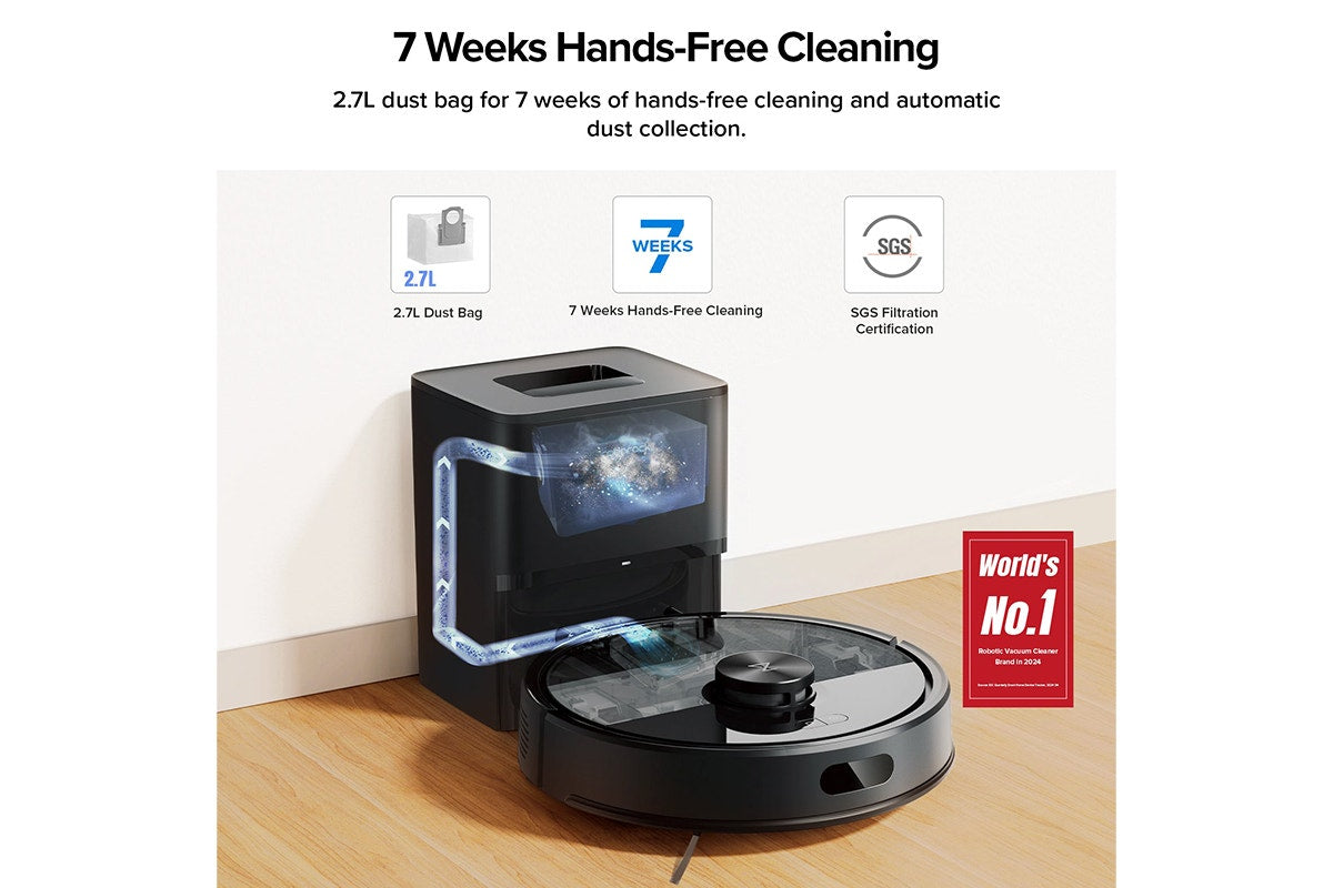 Roborock Q7T+ Vacuum Cleaner (Black)