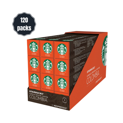 Starbucks by Nespresso Single Origin Colombia Coffee Capsules 120 Pack
