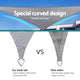 Instahut Waterproof Shade Sail Shade cloth 220GSM Canopy 3x5m – view 6