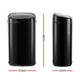 Devanti 58L Motion Sensor Bin Rubbish Automatic Black – view 2