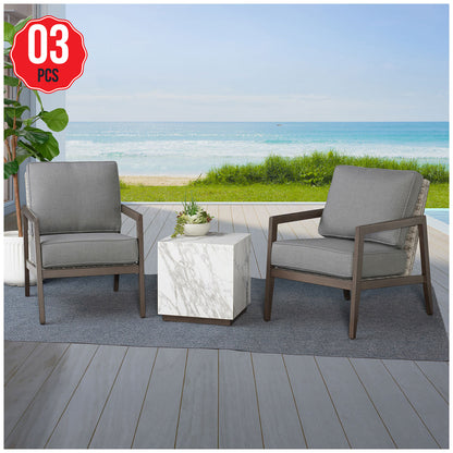 Agio Keats 3 Piece Set With Heaton Table