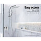 Cefito Shower Twins Tap Wall Bath Taps Brass Hot Cold Basin Bathroom Chrome – view 7