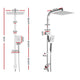 Cefito 10'' Rain Shower Head Set Handheld Square High Pressure Chrome – view 2