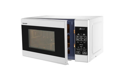 Sharp 20L Microwave Oven - White  - R211DW)