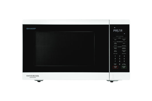Sharp 34L Microwave with Smart Inverter & Sensor - White  - R350EW)