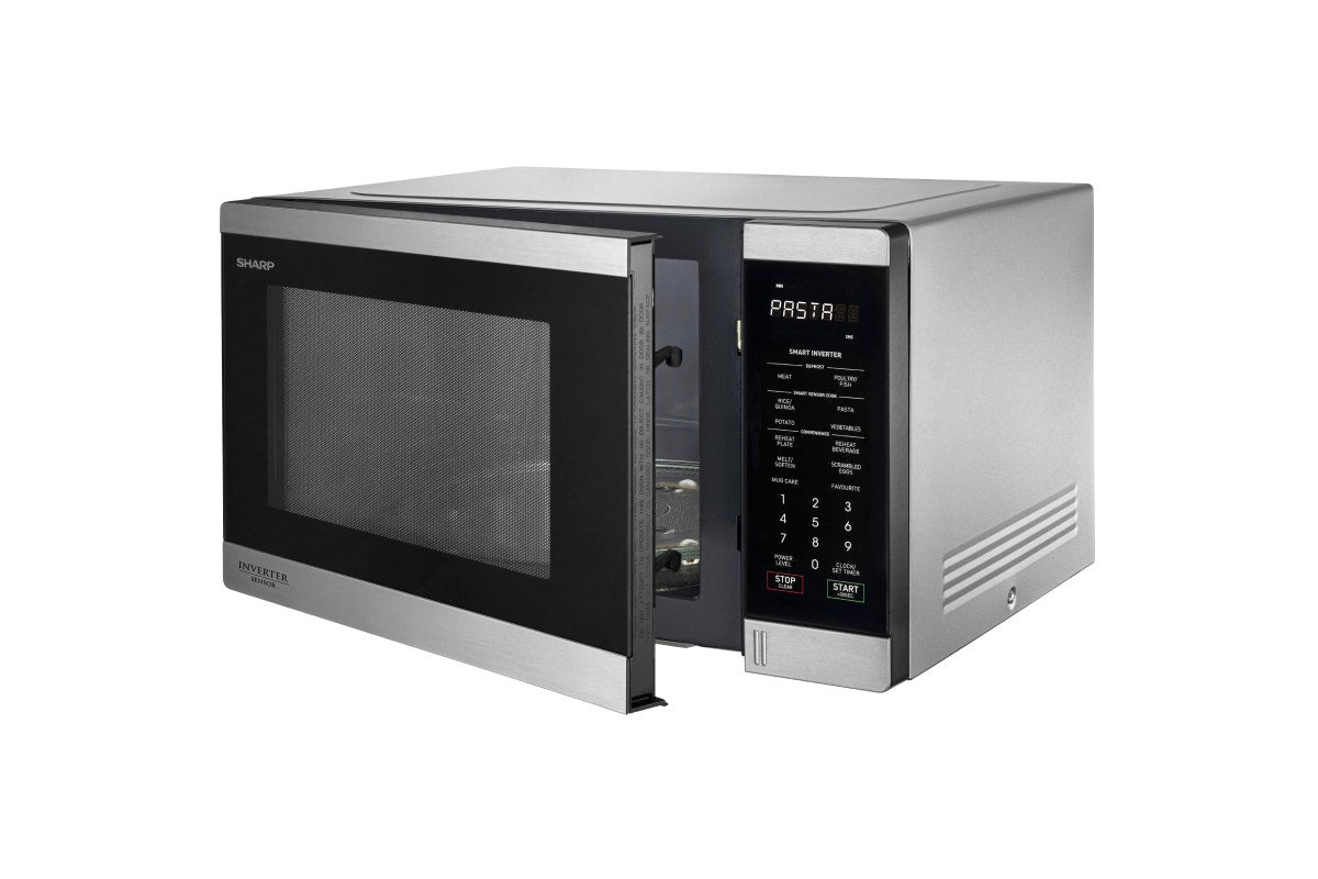 Sharp 34L Microwave with Smart Inverter & Sensor - Stainless Steel  - R395EST)