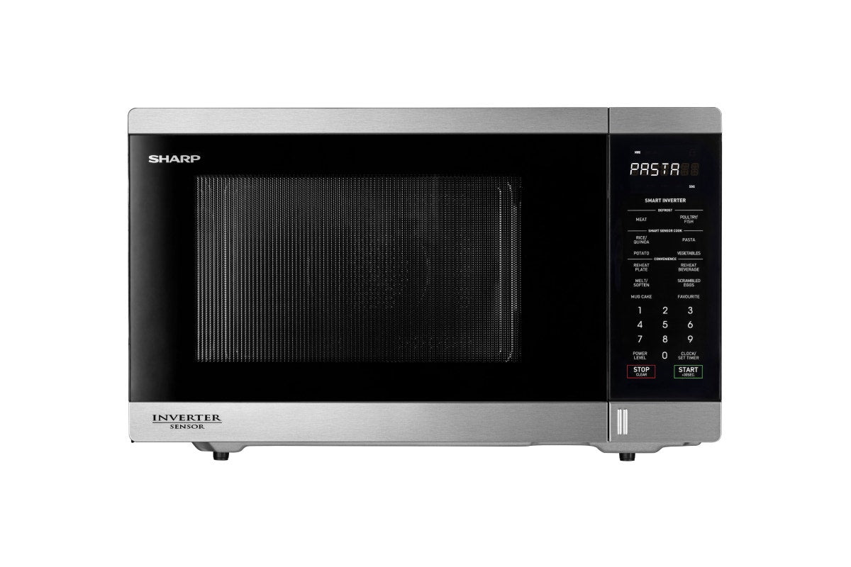 Sharp 34L Microwave with Smart Inverter & Sensor - Stainless Steel  - R395EST)