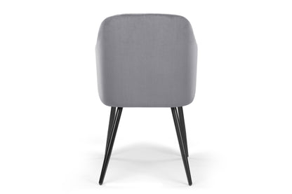 Shangri-La Set of 2 Alivia Dining Armchair Chairs (Charcoal)