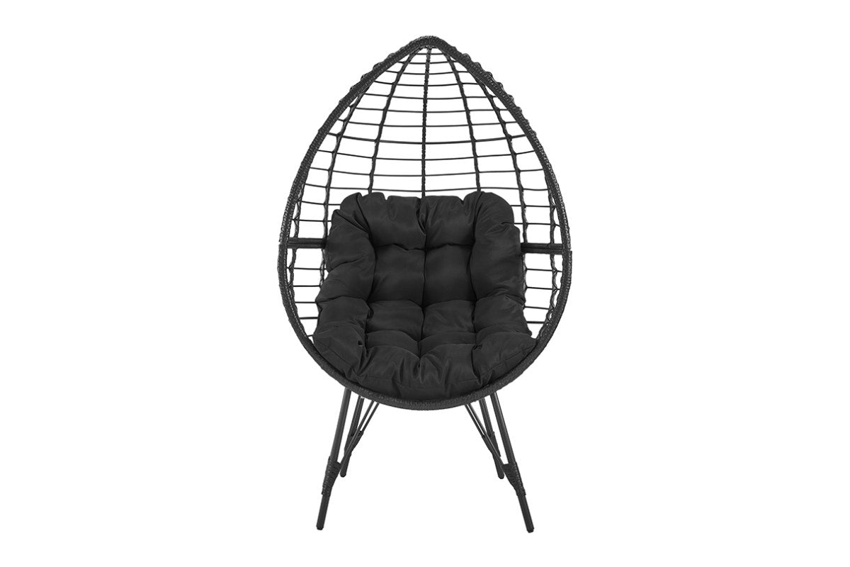 Shangri-La Amalfi Indoor & Outdoor Egg Chair (Black)