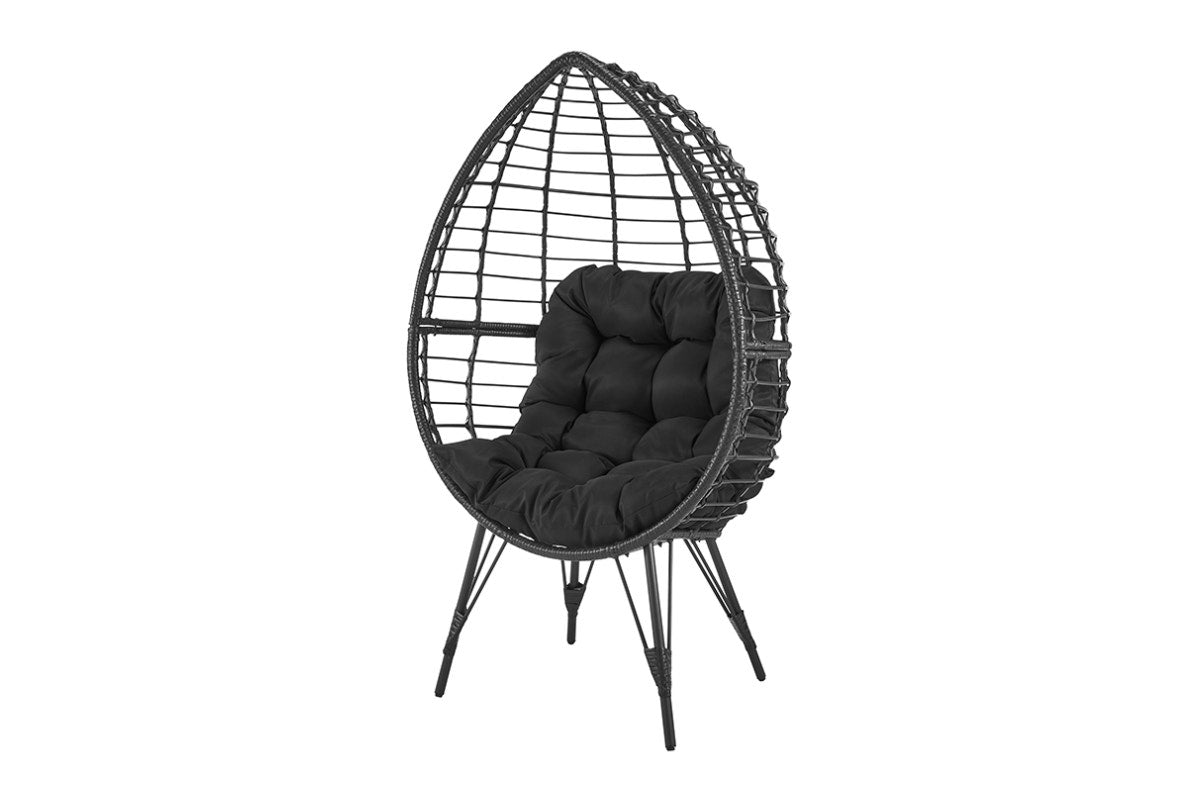 Shangri-La Amalfi Indoor & Outdoor Egg Chair (Black)