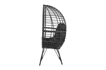 Shangri-La Amalfi Indoor & Outdoor Egg Chair (Black)