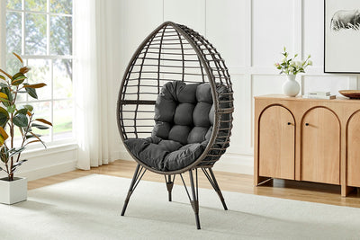 Shangri-La Amalfi Indoor & Outdoor Egg Chair - Grey