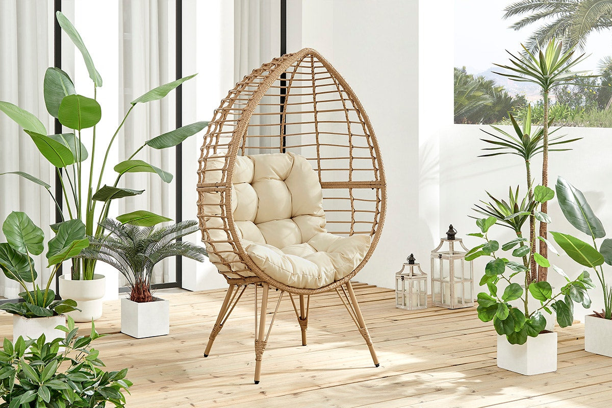 Shangri-La Amalfi Indoor & Outdoor Egg Chair (Natural)