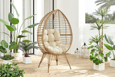 Shangri-La Amalfi Indoor & Outdoor Egg Chair - Natural