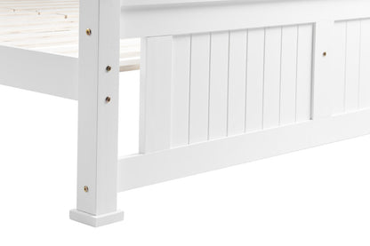 Shangri-La Mila Bed Frame (White, Double)
