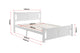 Shangri-La Mila Bed Frame (White, Double)