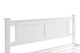 Shangri-La Mila Bed Frame (White, Double)
