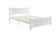 Shangri-La Mila Bed Frame (White, Queen)