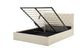 Shangri-La Newport Gas Lift Bed Frame (Natural Beige, Double)