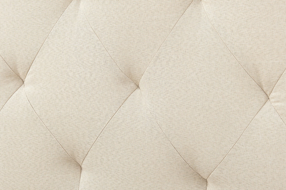 Shangri-La Newport Gas Lift Bed Frame (Natural Beige, Queen)