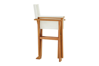 Set of 2 Shangri-La Belize Wooden Outdoor Director's Chairs (White)