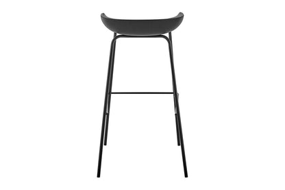 Set of 4 Shangri-La Bobby Steel Bar Stools (Black)