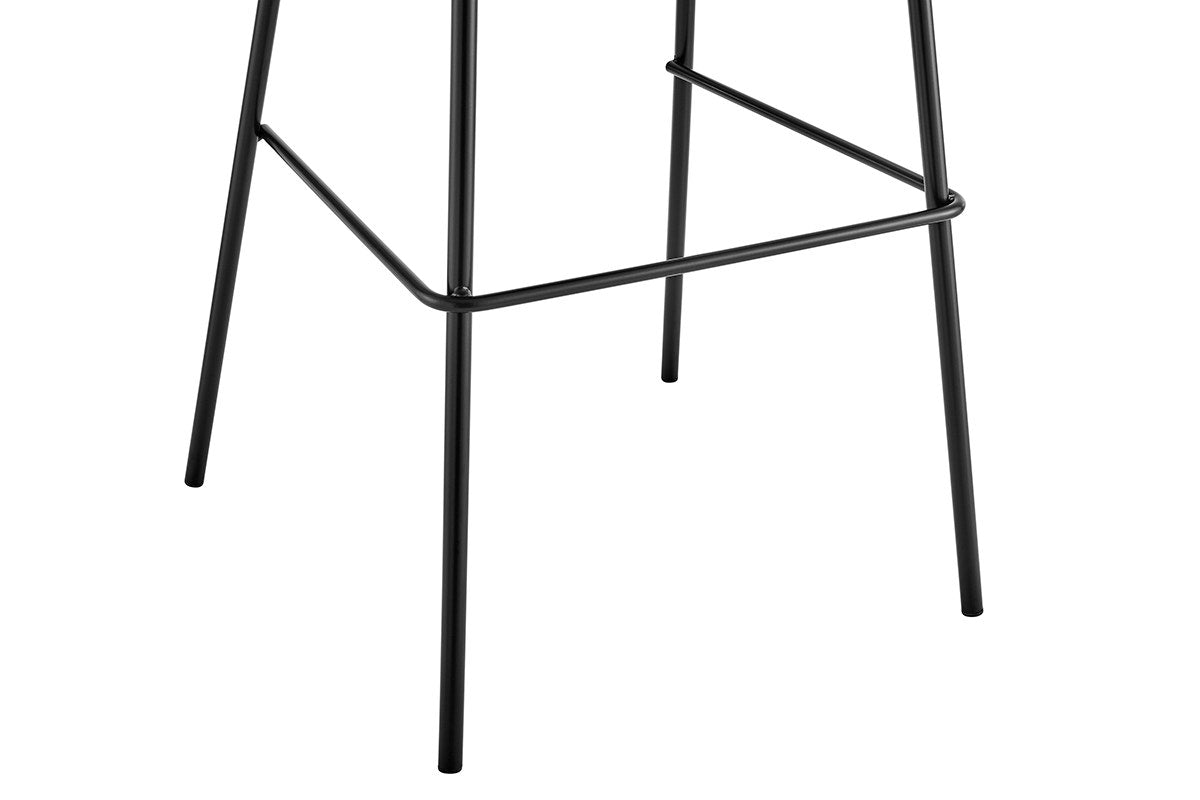 Set of 4 Shangri-La Bobby Steel Bar Stools (Black)