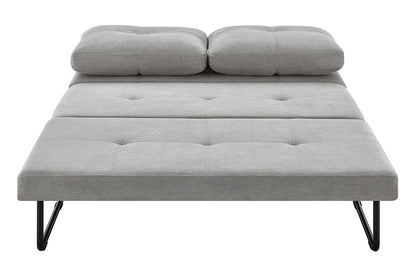 Shangri-La Brad Upholstered Double Sofa Bed (Grey)