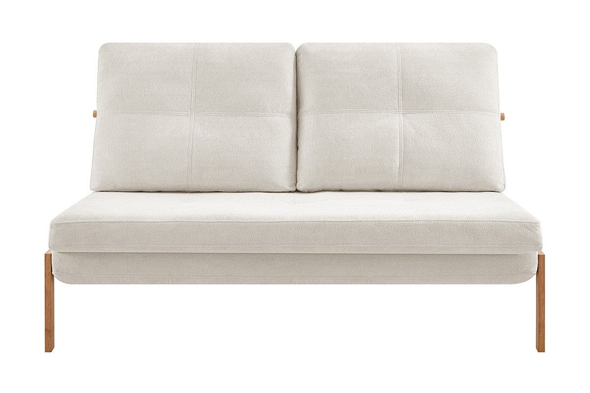 Shangri-La Brad Upholstered Double Sofa Bed (Natural)