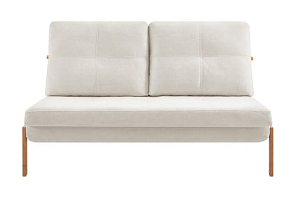 Shangri-La Brad Upholstered Double Sofa Bed (Natural)