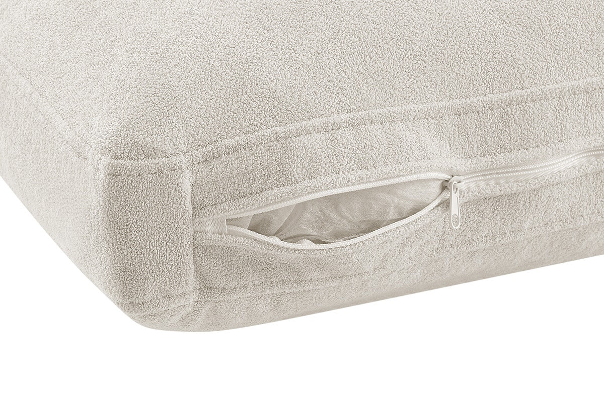 Shangri-La Brad Upholstered Double Sofa Bed (Natural)