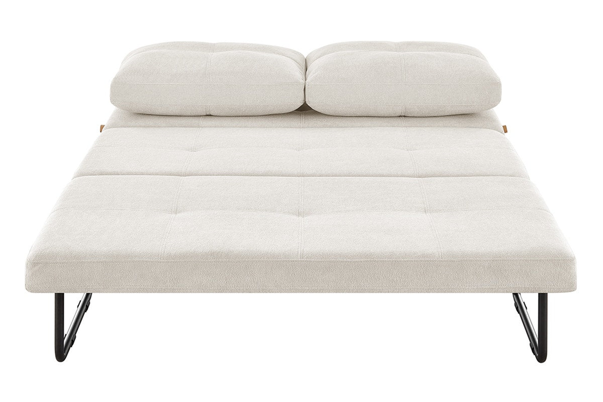Shangri-La Brad Upholstered Double Sofa Bed (Natural)